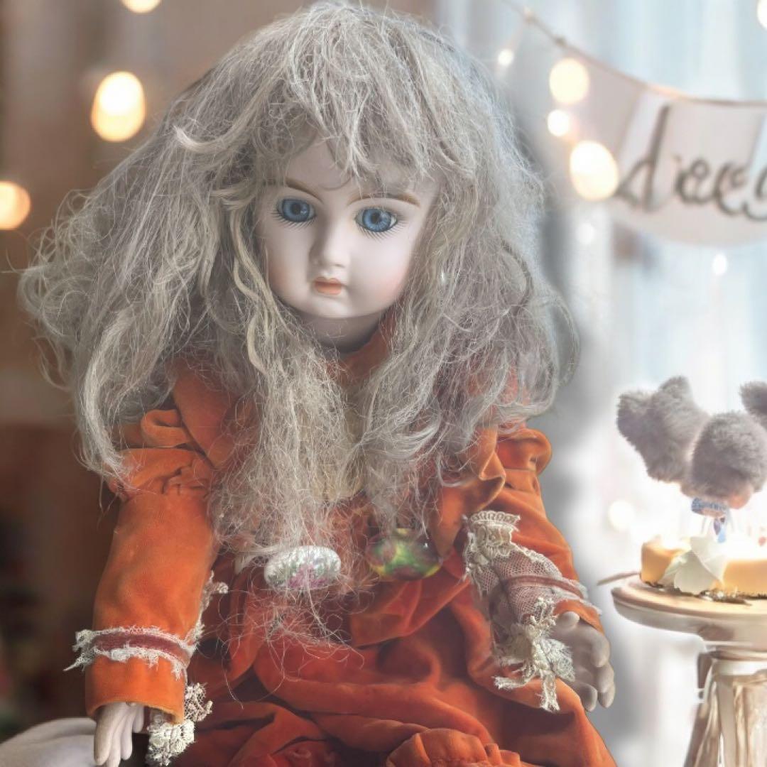 kimiko_t ビスクドール ジュモー アンティーク ドール リプロ 桜