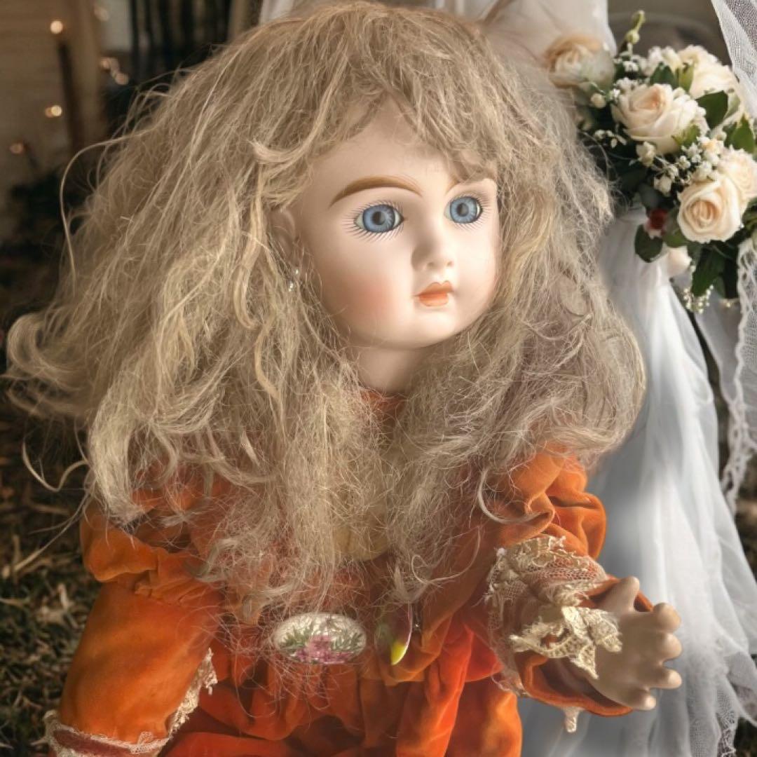 kimiko_t ビスクドール ジュモー アンティーク ドール リプロ 桜