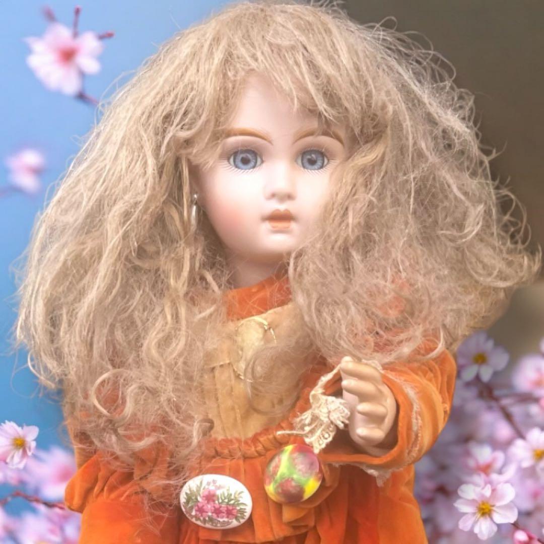 kimiko_t ビスクドール ジュモー アンティーク ドール リプロ 桜