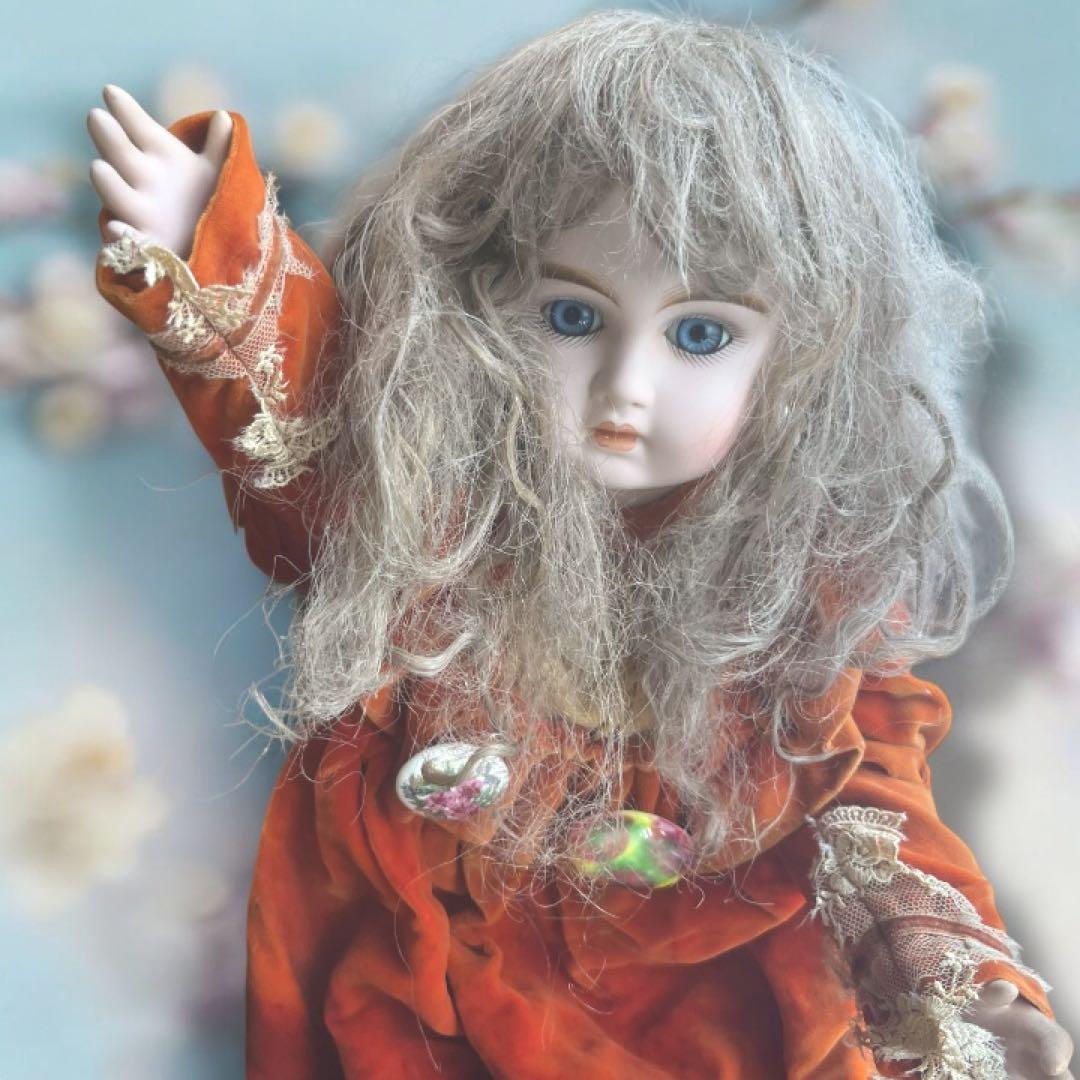kimiko_t ビスクドール ジュモー アンティーク ドール リプロ 桜