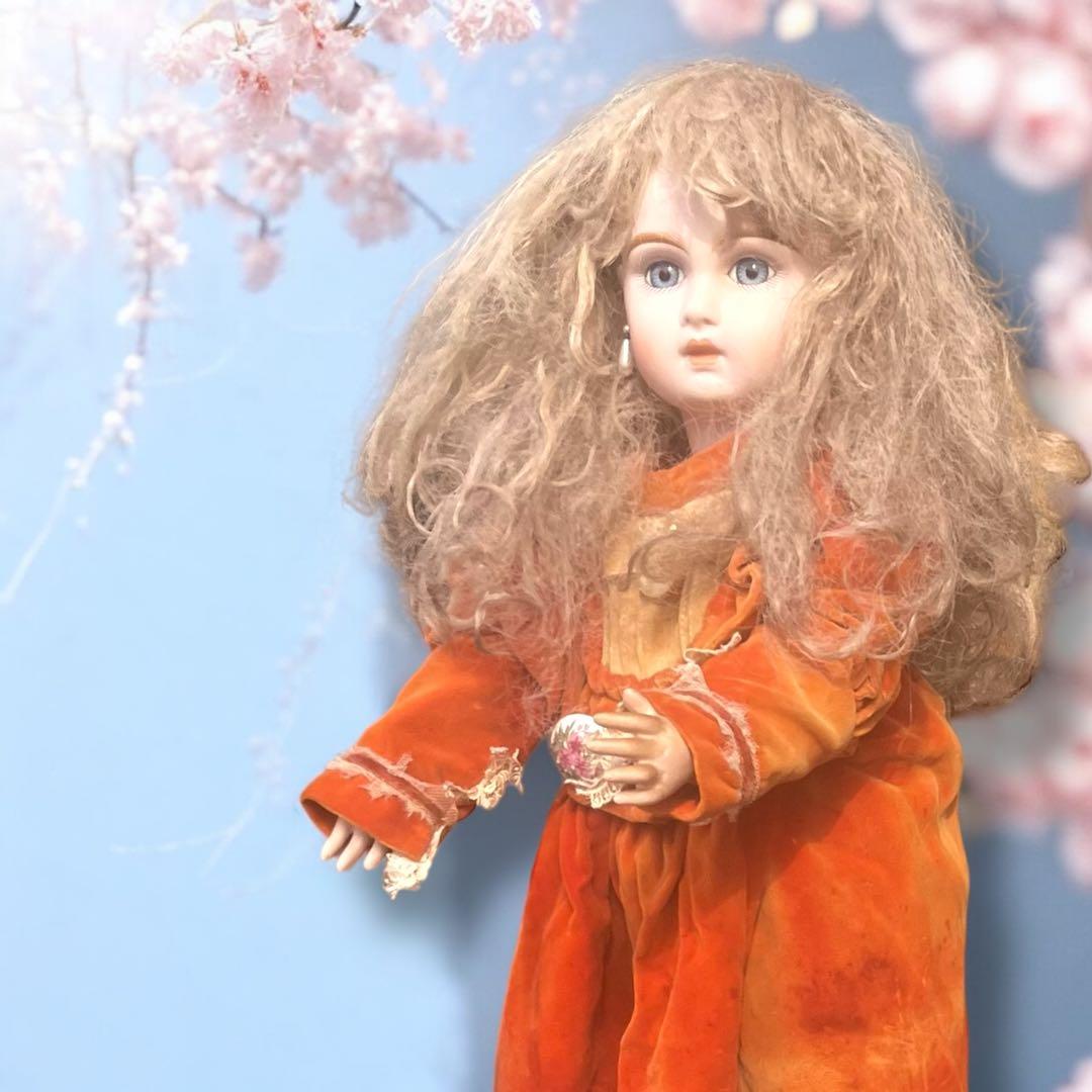 kimiko_t ビスクドール ジュモー アンティーク ドール リプロ 桜