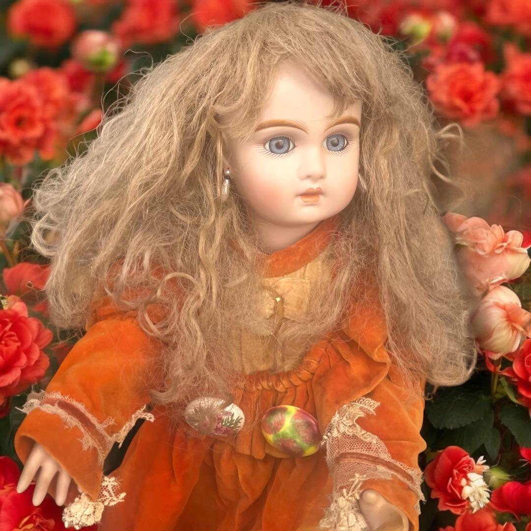 kimiko_t ビスクドール ジュモー アンティーク ドール リプロ 桜