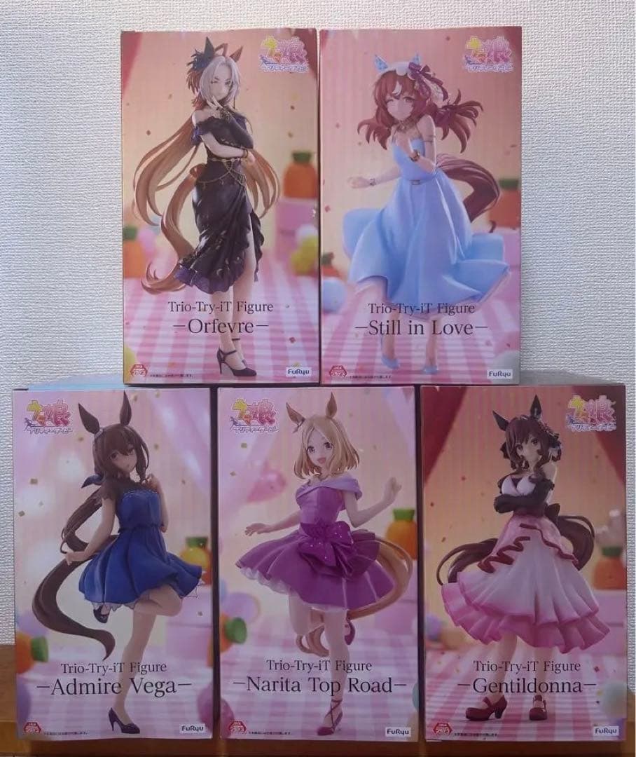 ウマ娘Trio−Try−iT ウマ娘 フィギュア ラウンドワン限定 5体セット