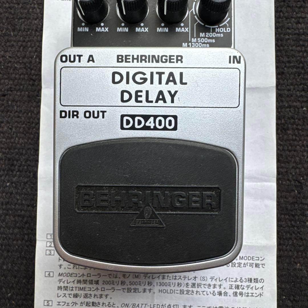 正常動作品 BEHRINGER DD400 デジタルディレイ