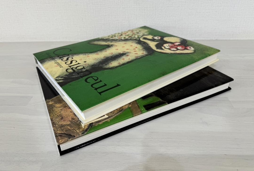 貴重　カシニョール　リトグラフ付き　画集　2冊セット　新品同様