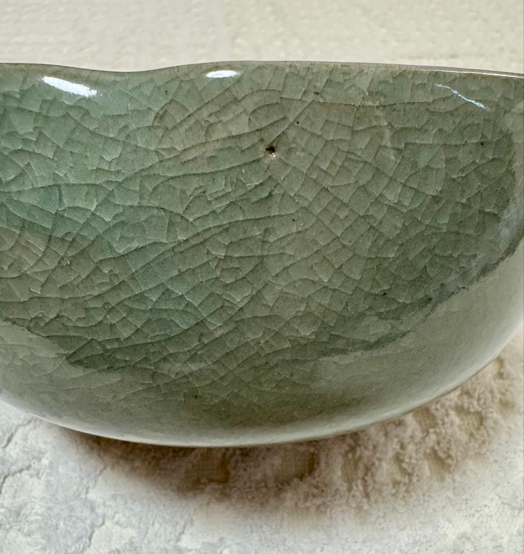 美濃焼　作山窯（SAKUZAN） 手描き草花文　深鉢（ボウル）