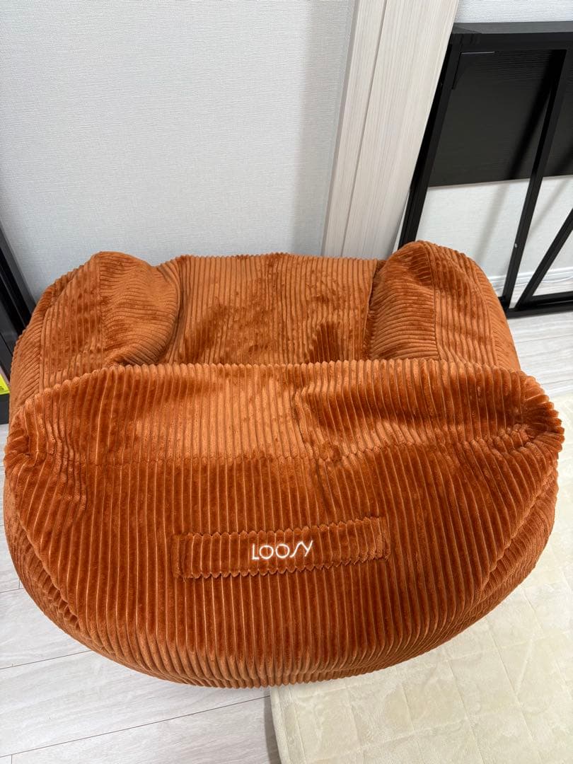 LOOSY 1人掛けビーズソファ Blood Orange