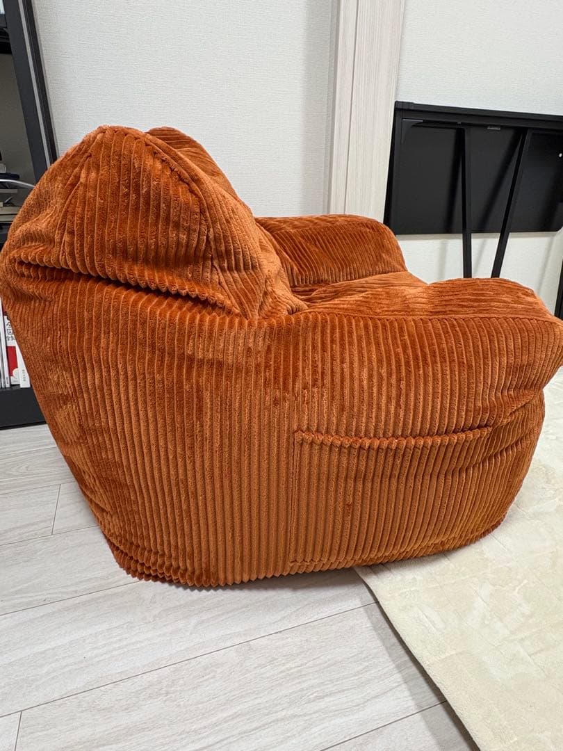 LOOSY 1人掛けビーズソファ Blood Orange