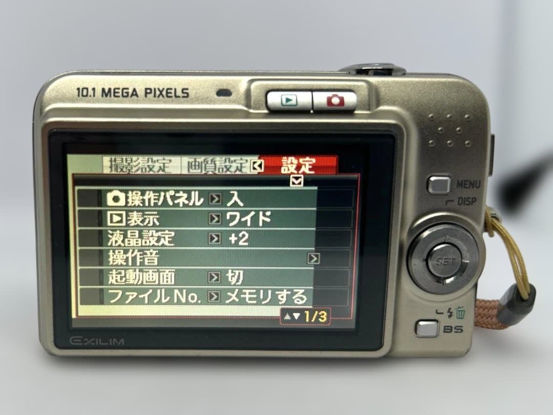 【動作品】CASIO EX-Z1080 コンパクトデジタルカメラ　GD
