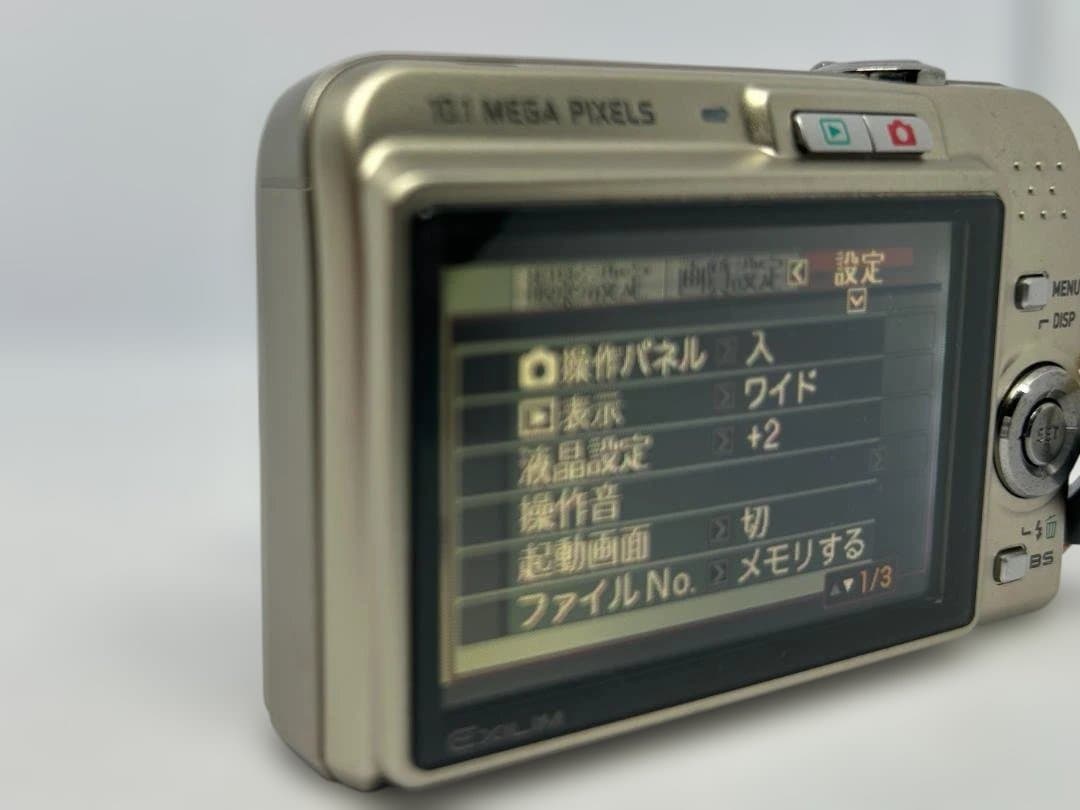 【動作品】CASIO EX-Z1080 コンパクトデジタルカメラ　GD