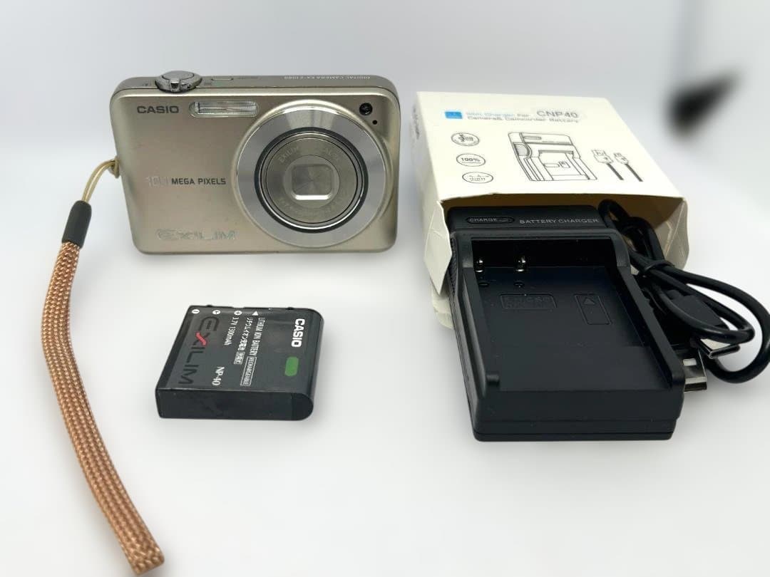 【動作品】CASIO EX-Z1080 コンパクトデジタルカメラ　GD