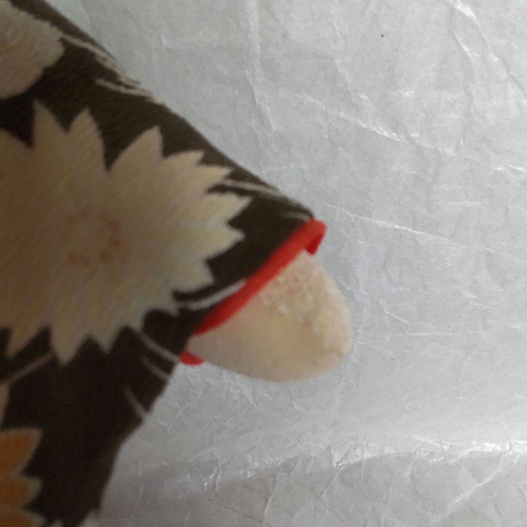 古布 熊 ティディベア 縮緬 着物 ハンドメイド アンティーク 人形 手作り