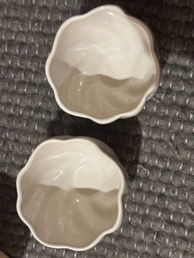 端田敏也さん 湯呑み2客、岡田直人さん ゴブレット