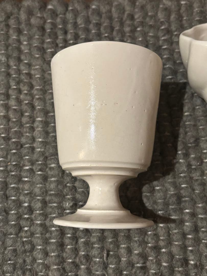 端田敏也さん 湯呑み2客、岡田直人さん ゴブレット