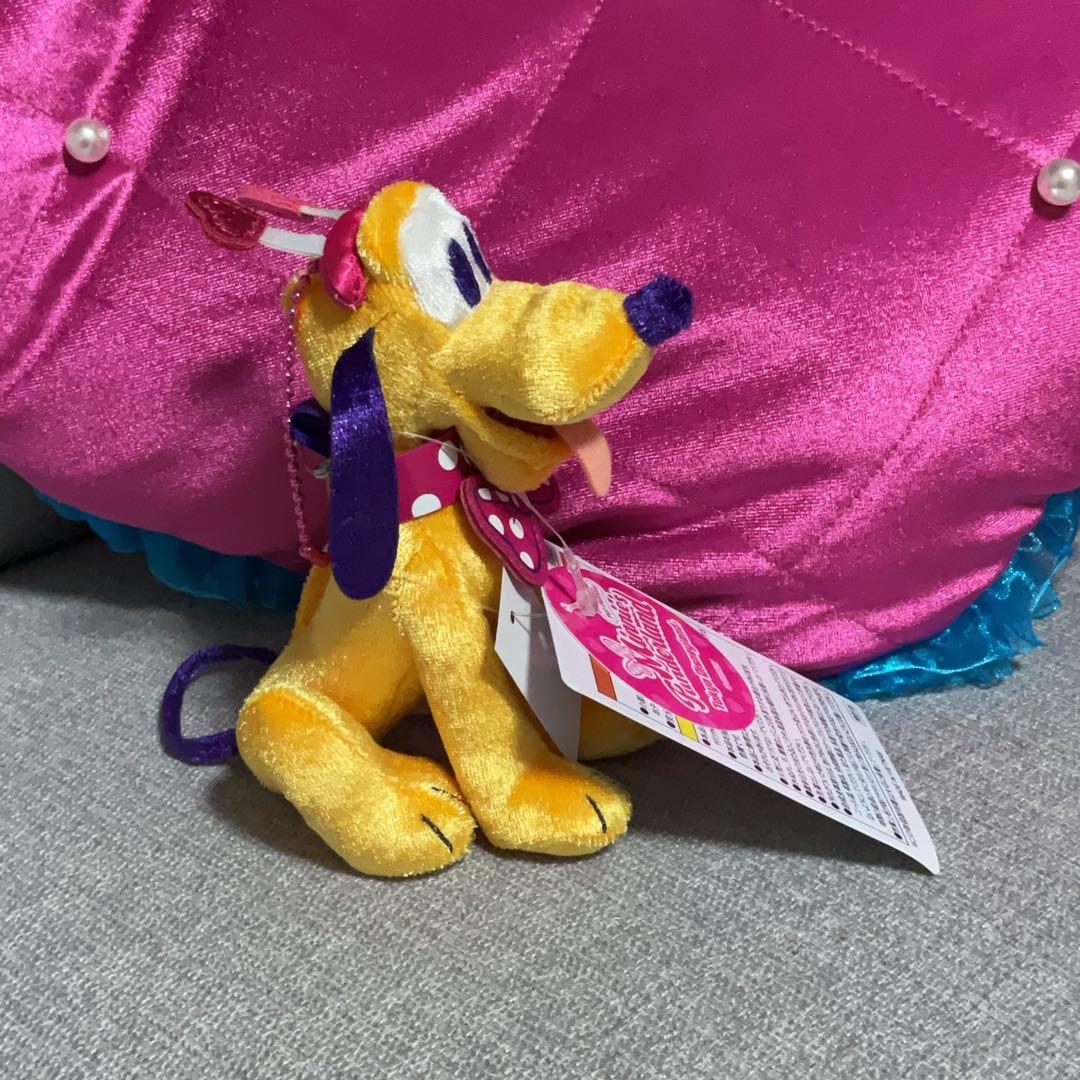 ディズニー ミニーのファンダーランド ぬいぐるみバッジ ミッキー　プルート