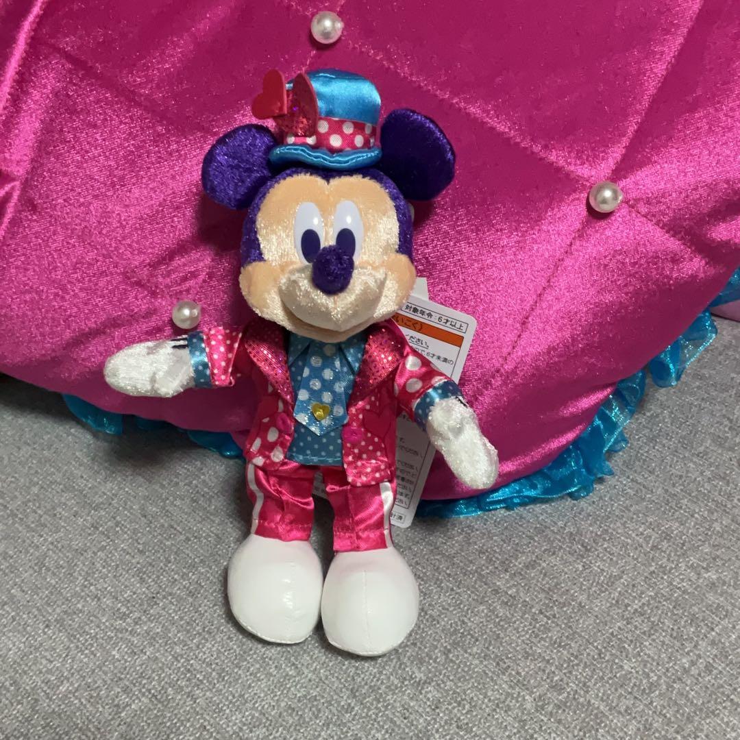 ディズニー ミニーのファンダーランド ぬいぐるみバッジ ミッキー　プルート