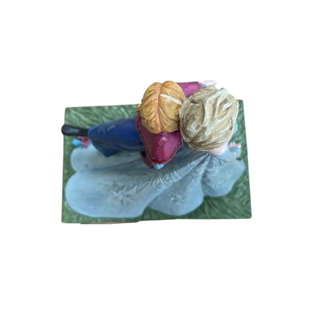 希少☆アナと雪の女王 アナとエルサ フィギュア オルゴール付 レア ディズニー