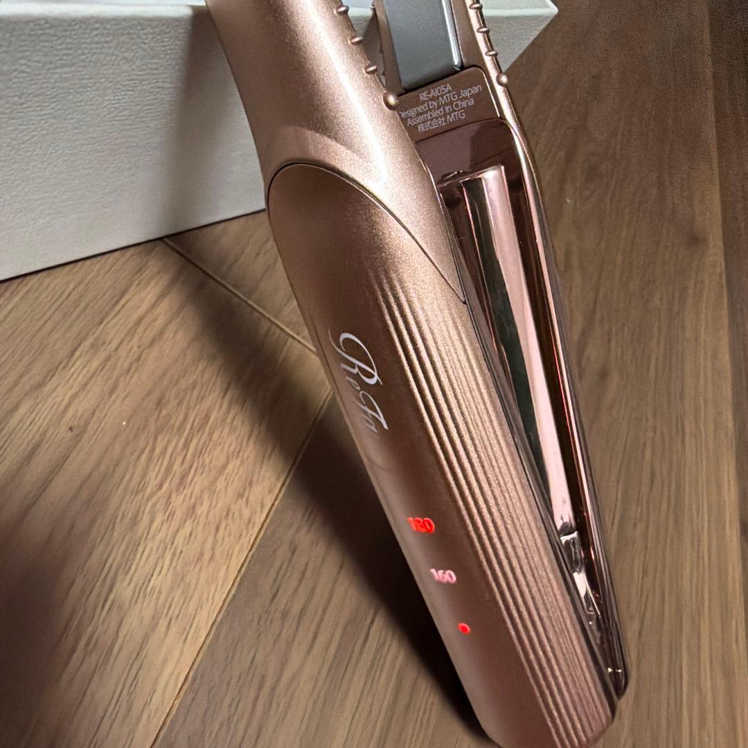 【美品】箱付き リファ ビューティックフィンガーアイロン　ピンク