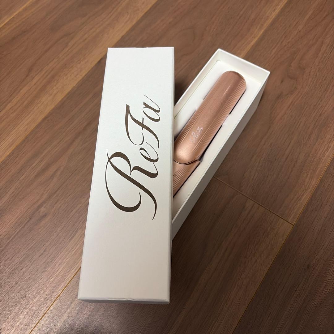 【美品】箱付き リファ ビューティックフィンガーアイロン　ピンク