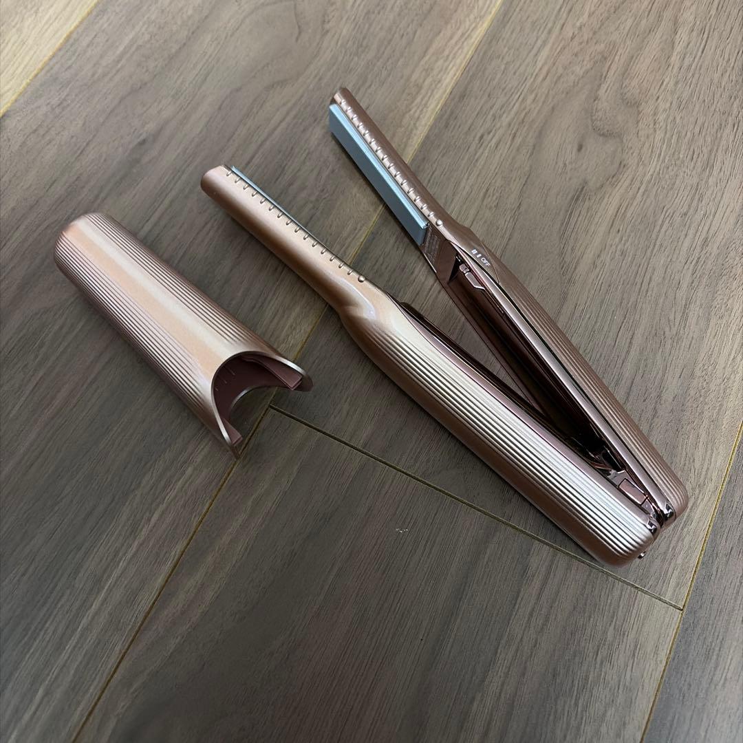 【美品】箱付き リファ ビューティックフィンガーアイロン　ピンク