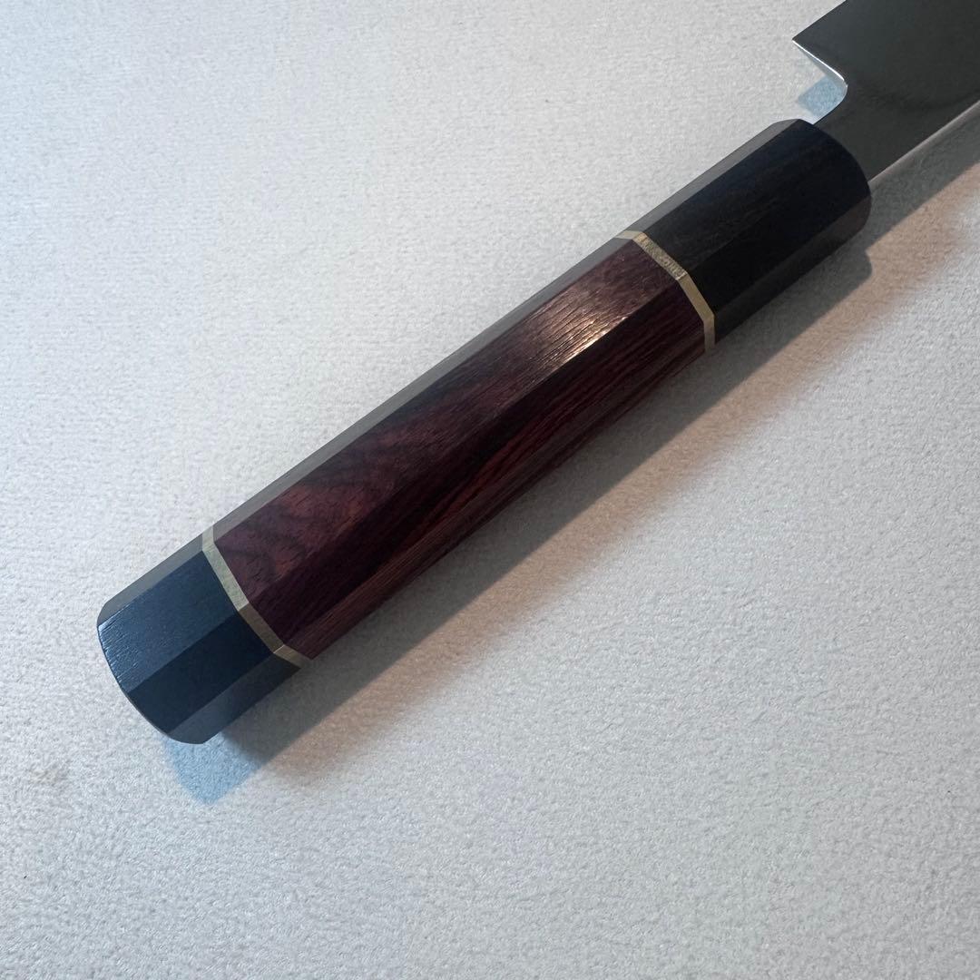 270mm 柳刃包丁 鏡面　天然木八角柄 刺身包丁 全鋼 和包丁