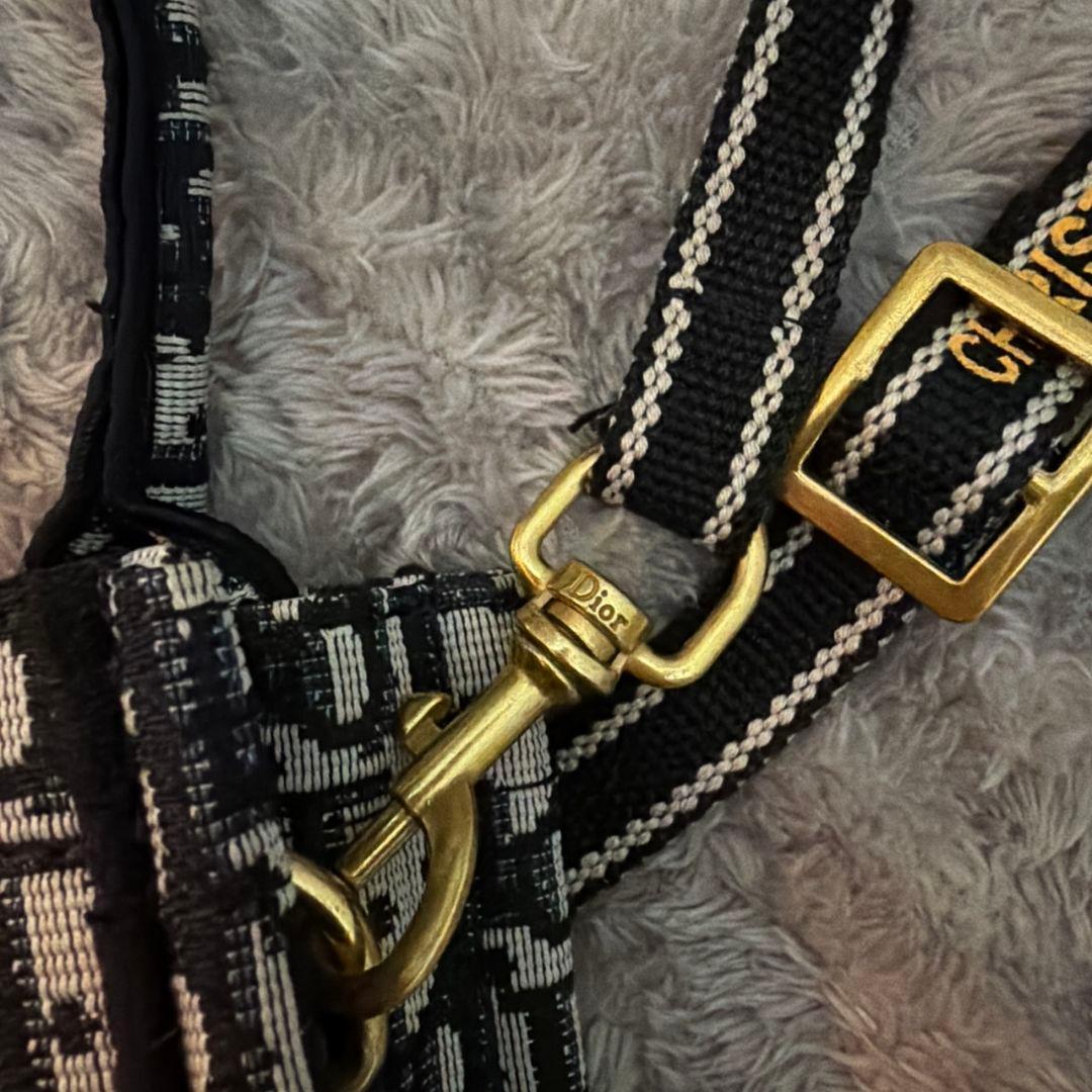 CHRISTIAN DIOR ショルダーバッグ ネイビー