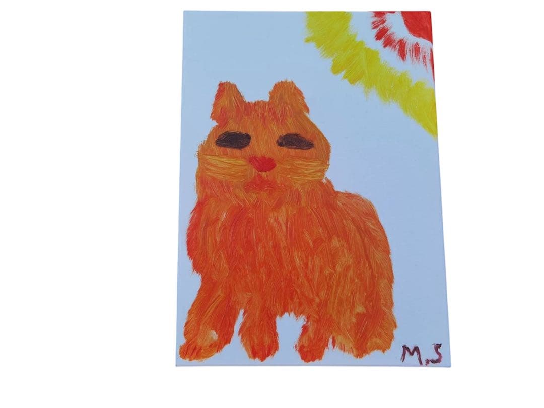 作品【愛猫】　写真３枚目・説明欄を参照の上、ご購入ください