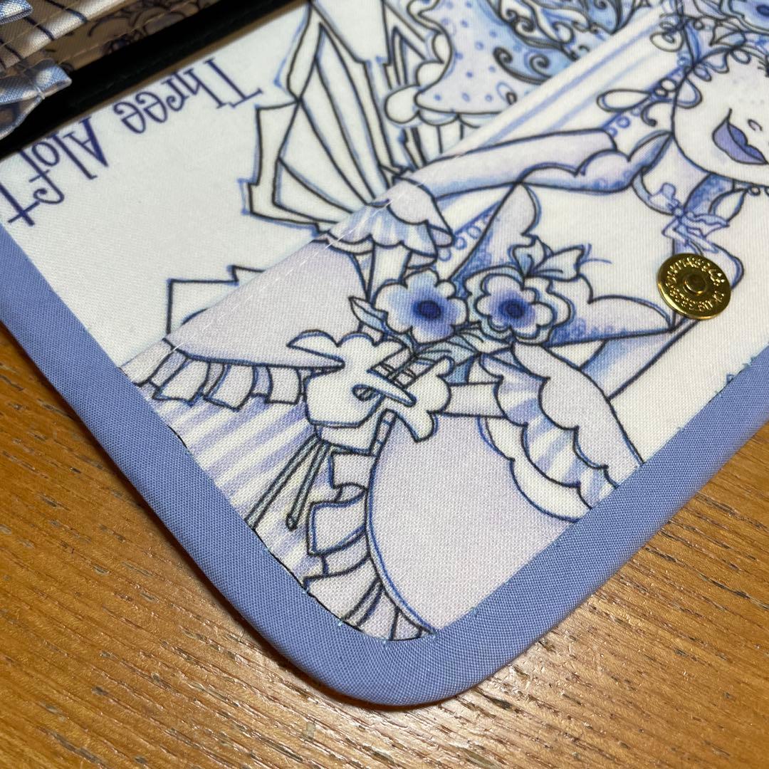 長財布　やりくり財布　ハンドメイド　ロラライハリス　巾着袋セット