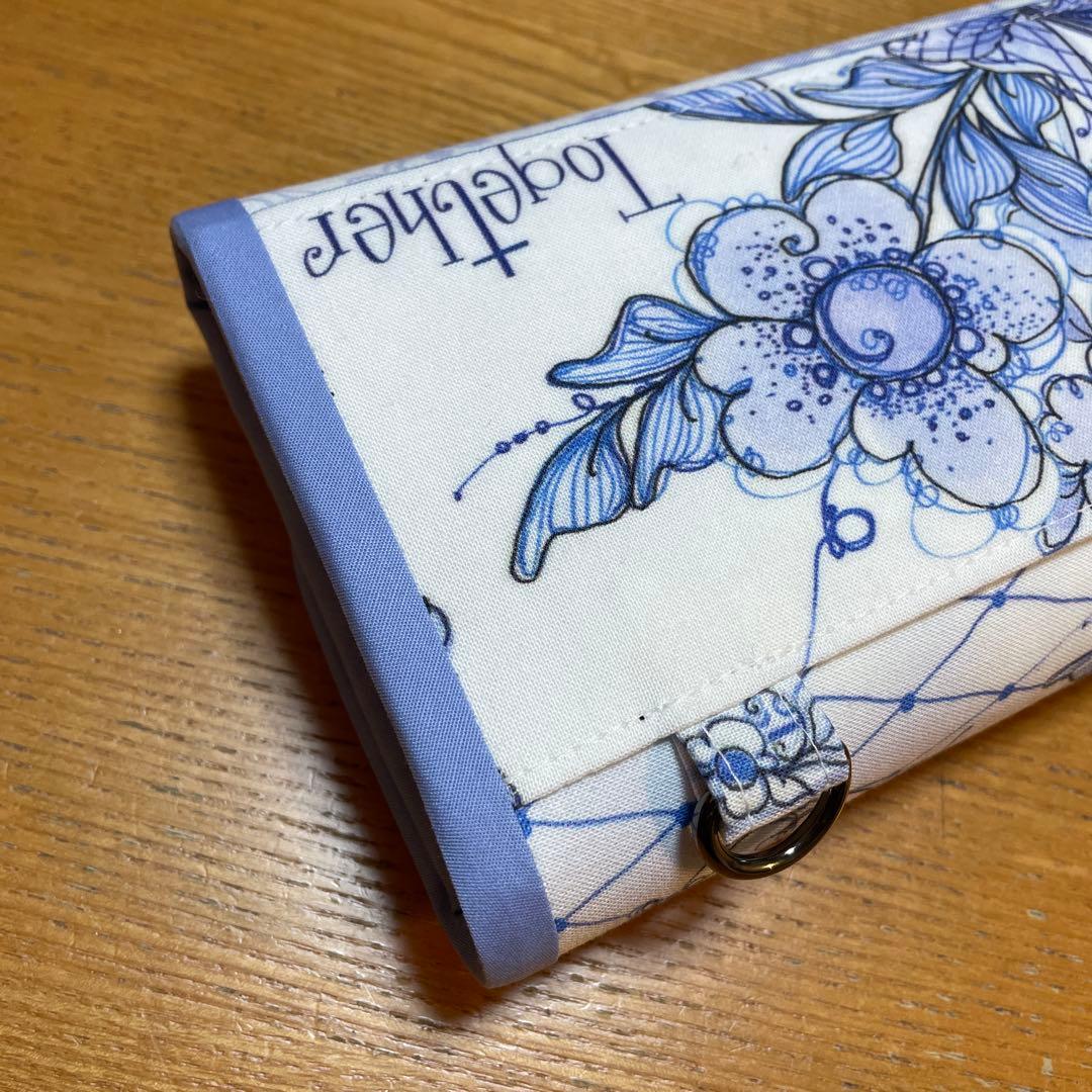 長財布　やりくり財布　ハンドメイド　ロラライハリス　巾着袋セット