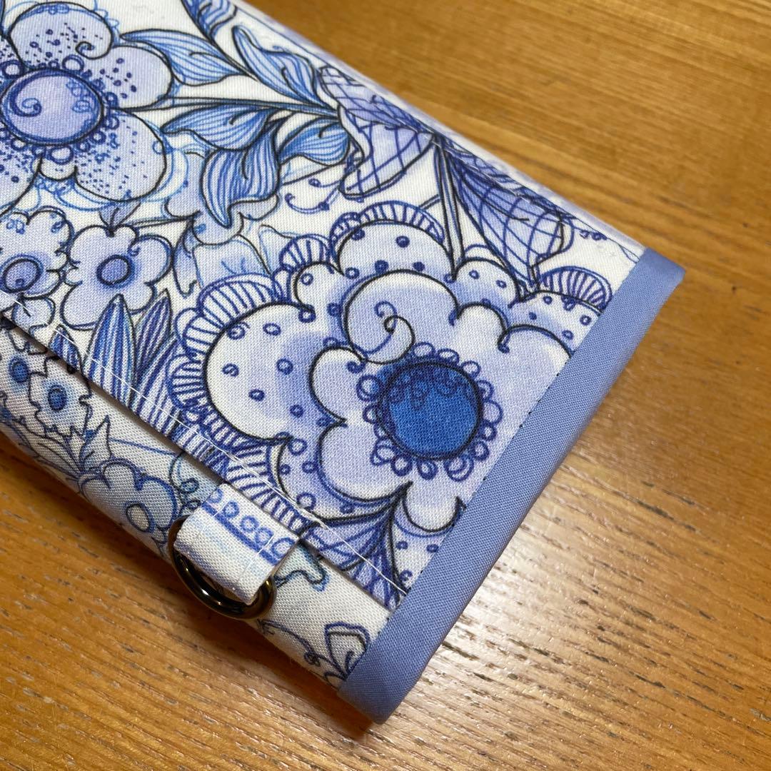 長財布　やりくり財布　ハンドメイド　ロラライハリス　巾着袋セット