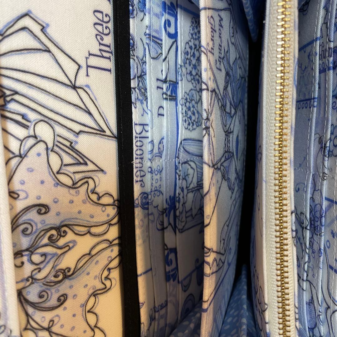 長財布　やりくり財布　ハンドメイド　ロラライハリス　巾着袋セット