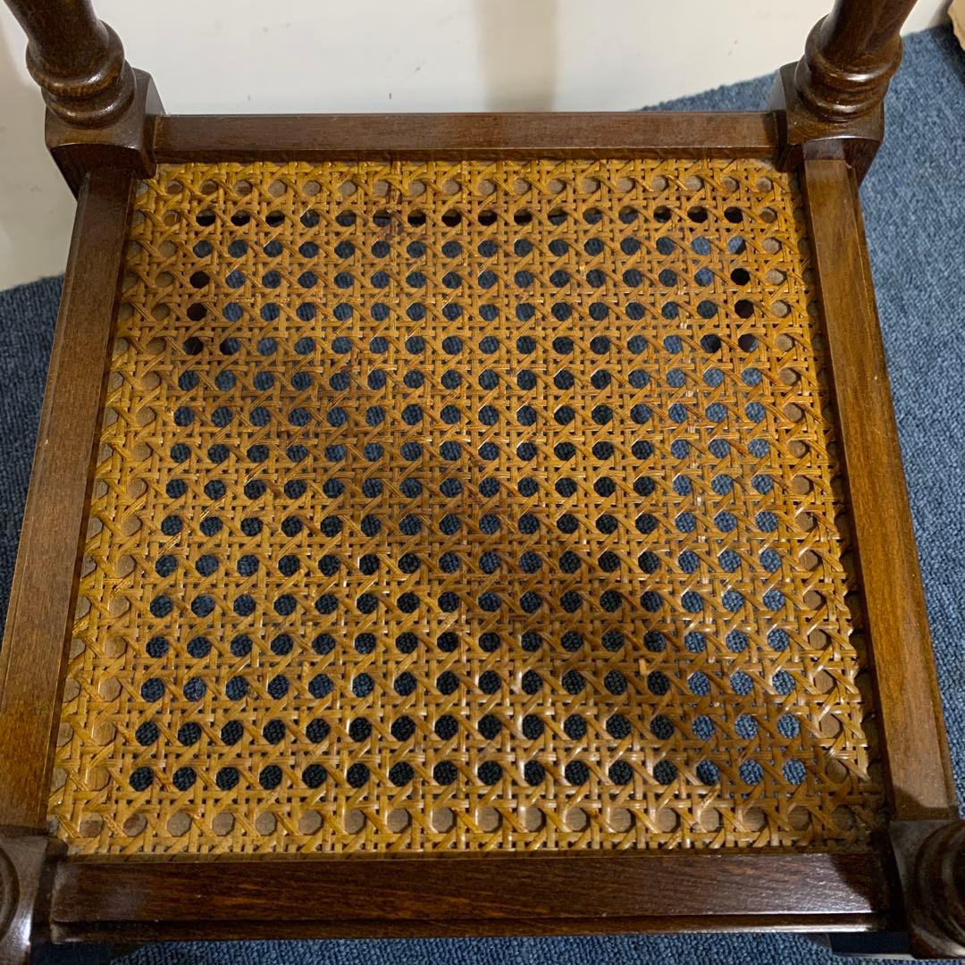 【希少】 カリモク家具 コロニアル 花台 電話台 アンティーク調 クラシカル家具