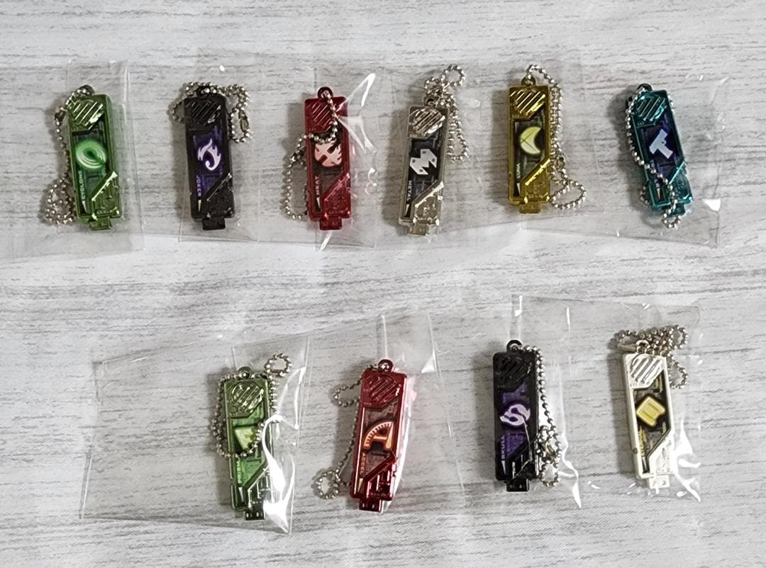 仮面ライダー ジョーカー フィギュア&ガイアメモリメタルチャーム 10種コンプ