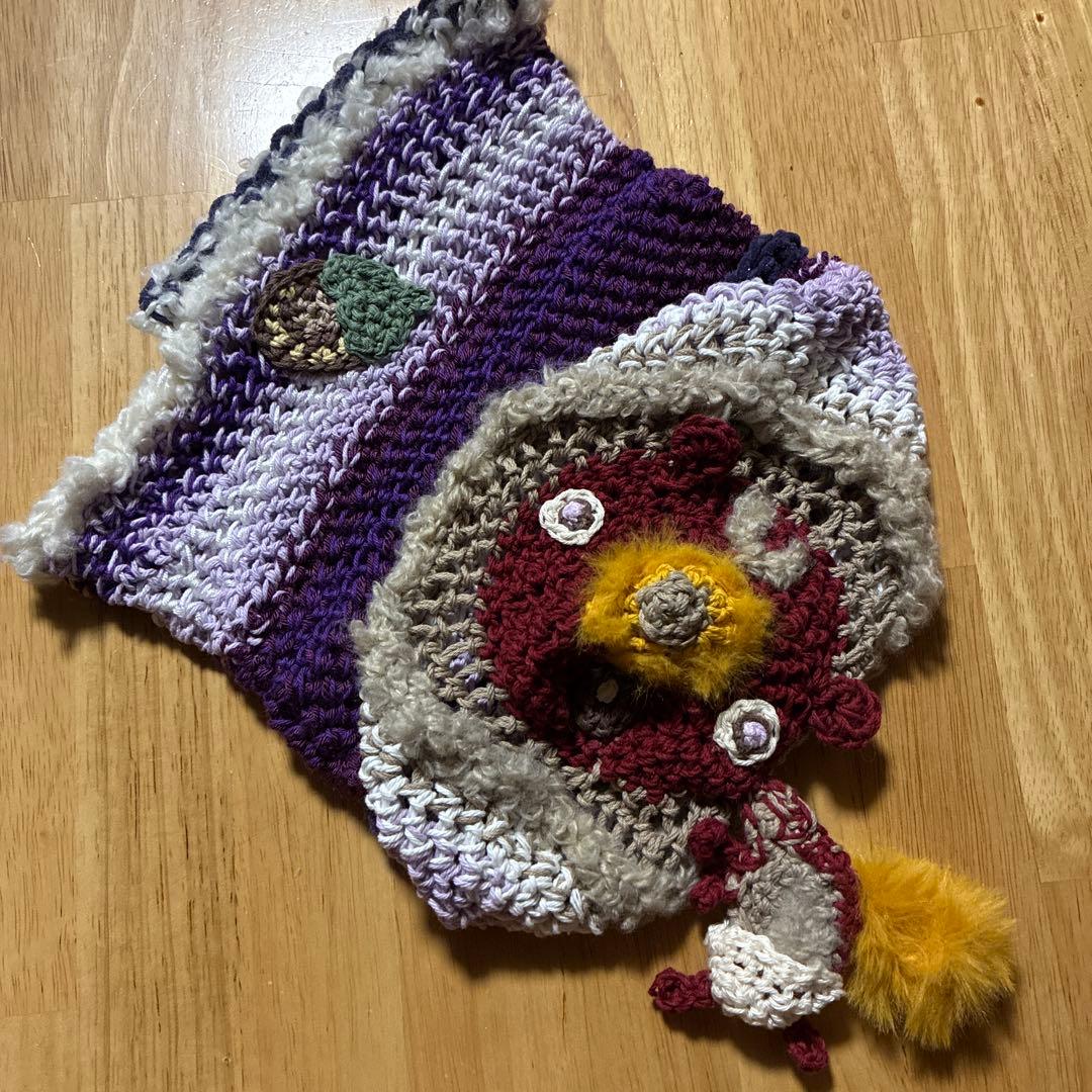 リスリス　リスand猫　帽子、ハンドウォーマー、トートバッグ、バッグ