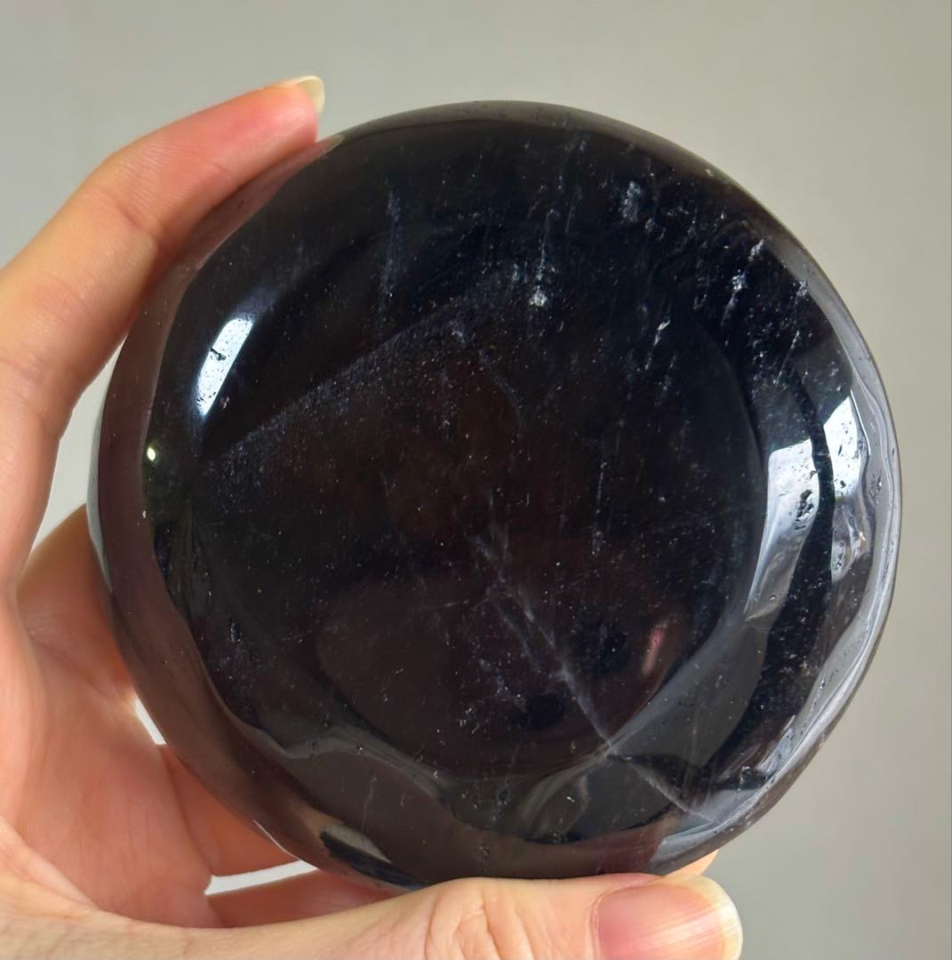 あ〜きゃん♬様　高品質　モリオン　お皿　天然石