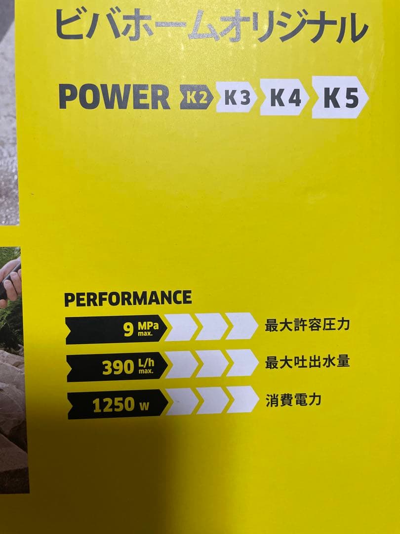 ケルヒャー Kärcher K2 HR 高圧洗浄機 本体 未使用 送料込み
