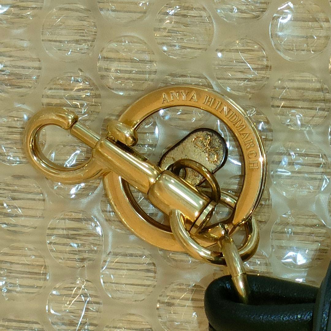 ANYA HINDMARCH　ペンギン　チャーム　レザー