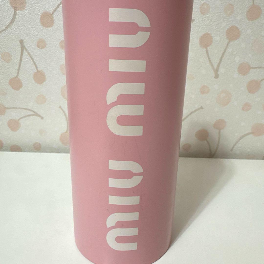 miumiu ステンレスボトル　水筒　ピンク　正規品