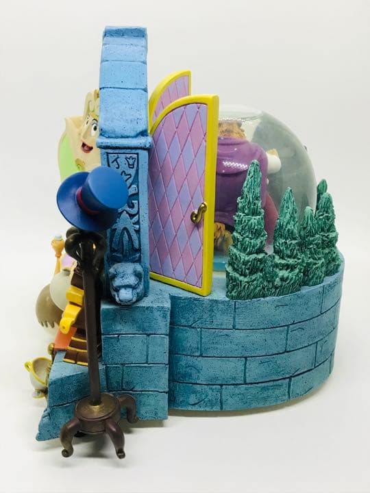 【超希少】美女と野獣スノードーム　愛の芽生え