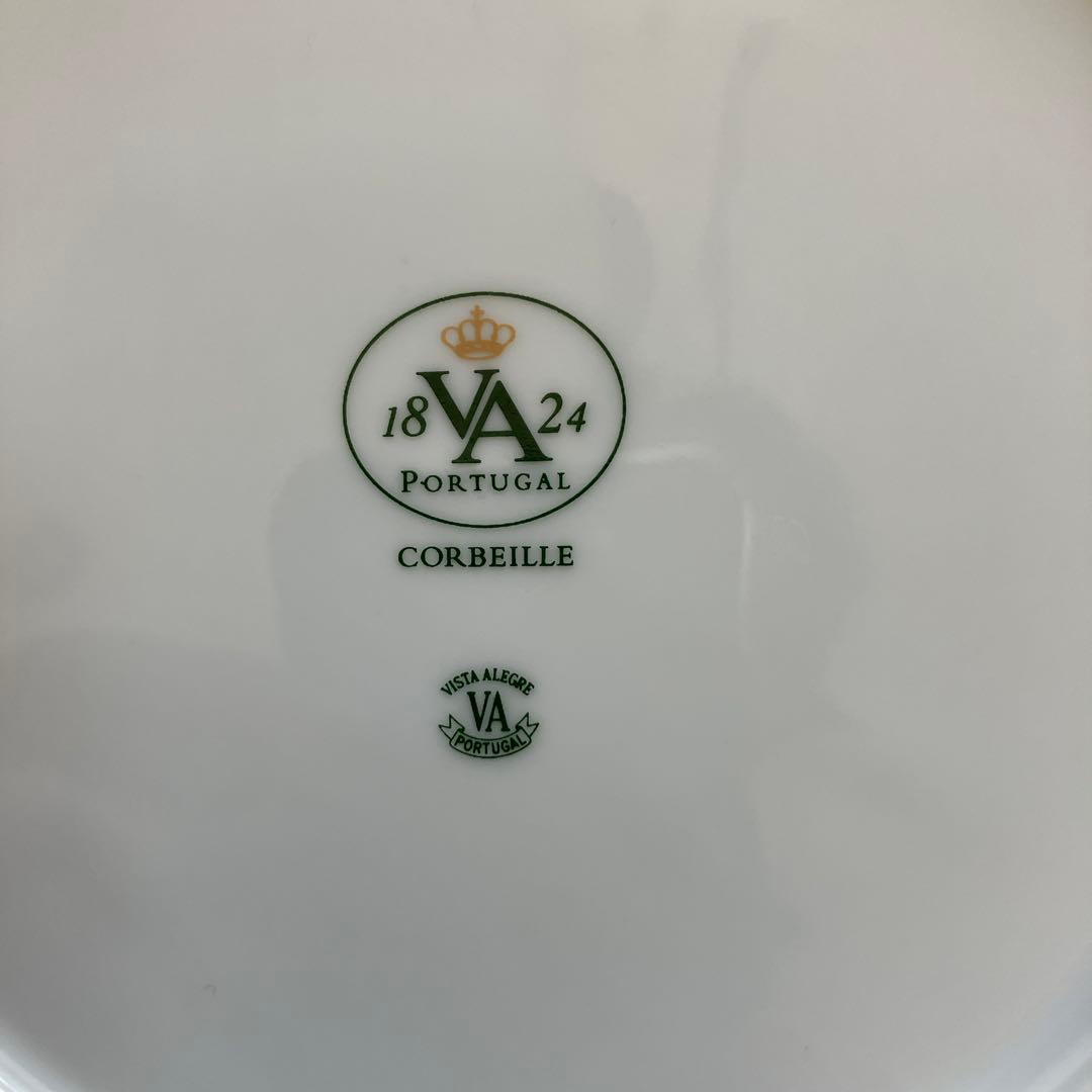 VA 1824 ポルトガル製 花柄皿 3枚セット