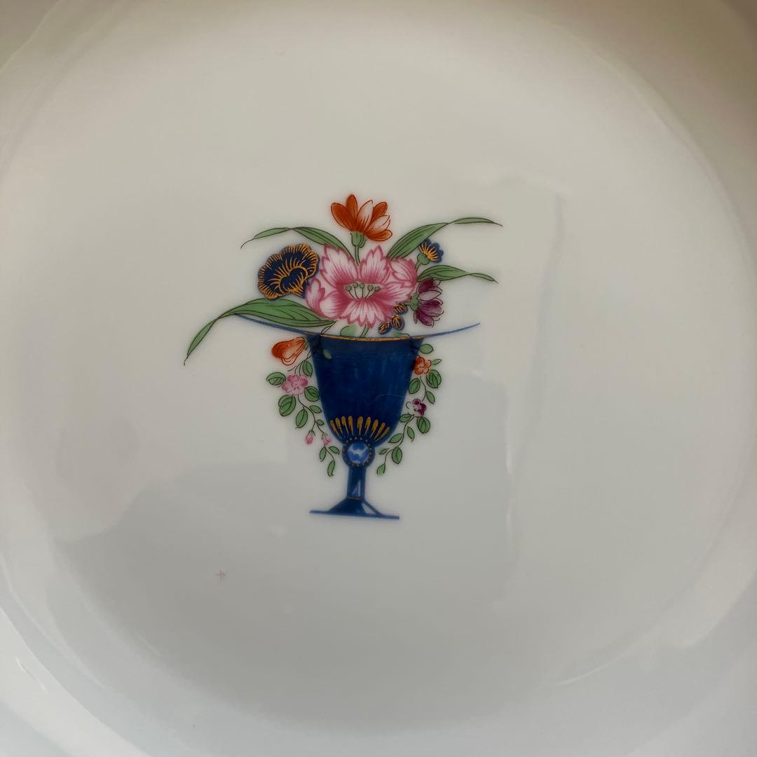 VA 1824 ポルトガル製 花柄皿 3枚セット