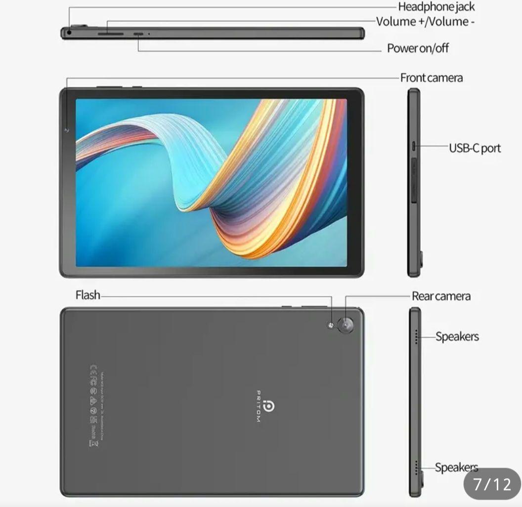 Android12タブレット PRITOM 25.4cm