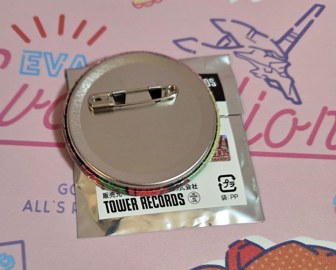 エヴァ　アスカ　缶バッジ