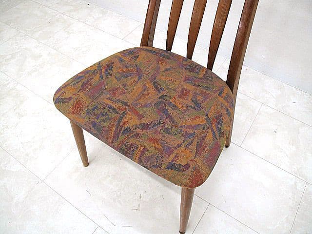 北欧ヴィンテージ ニールスコフォード「エヴァ」 チーク材チェア　ダイニングチェア