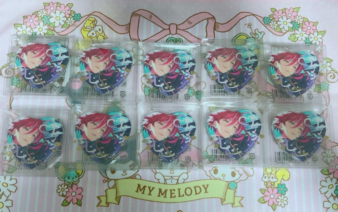 夏目 あんスタ ホワイトデー 缶バッジ ハート 未開封 30点