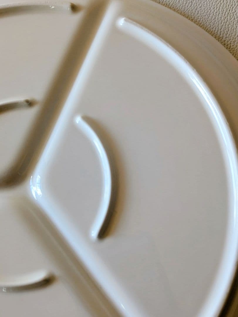 【ほぼ未使用・日本製】Amway × NIKKO 仕切り皿 25cm 5枚セット