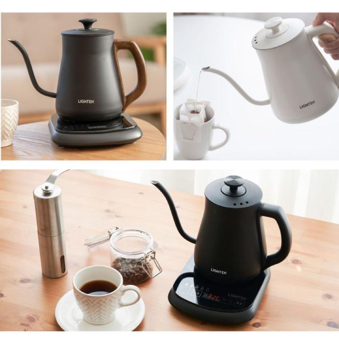 電気ケトル 保温設定 ケトル 電気ポット 温度調節付 ステンレス お湯