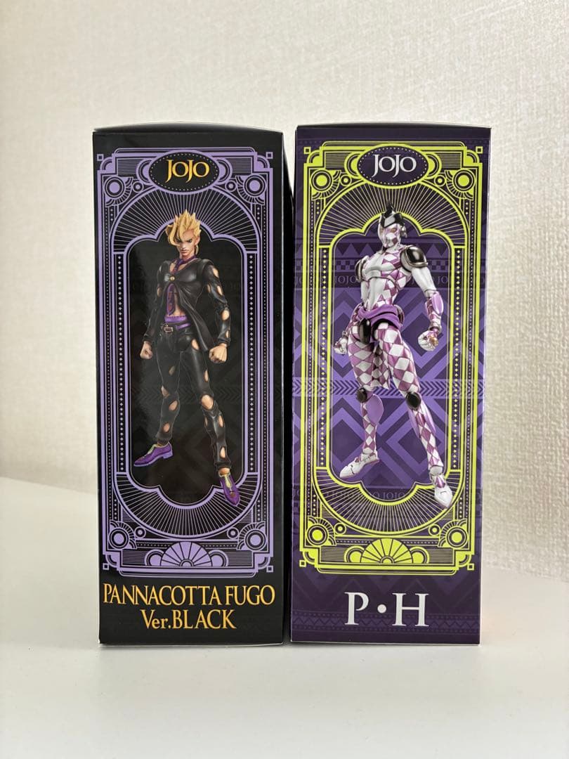 ジョジョの奇妙な冒険 超像可動 パンナコッタ・フーゴ&パープル・ヘイズ 中古