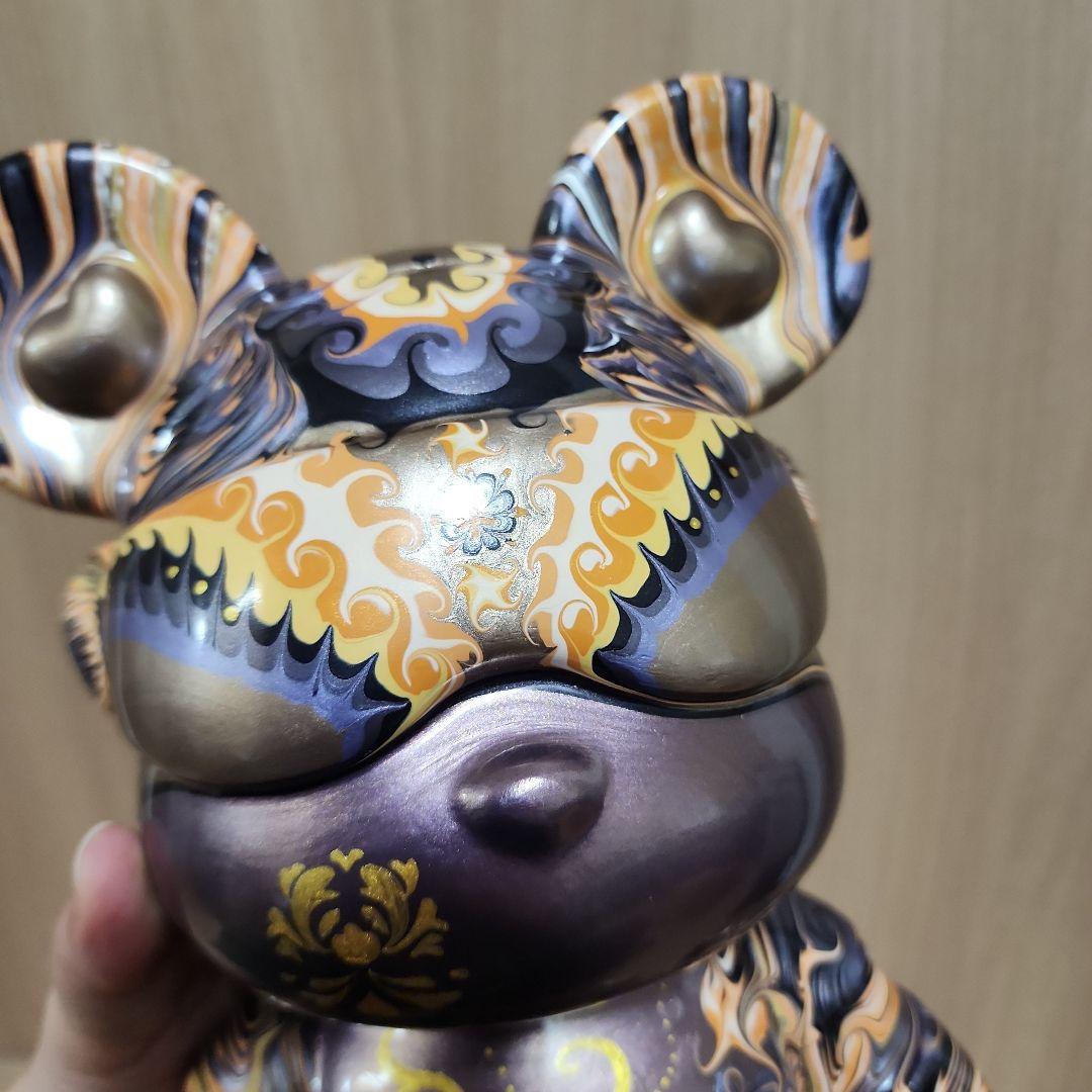 鳳凰がオシャレな垂らしアート、流体アートフィギュア 一点物！