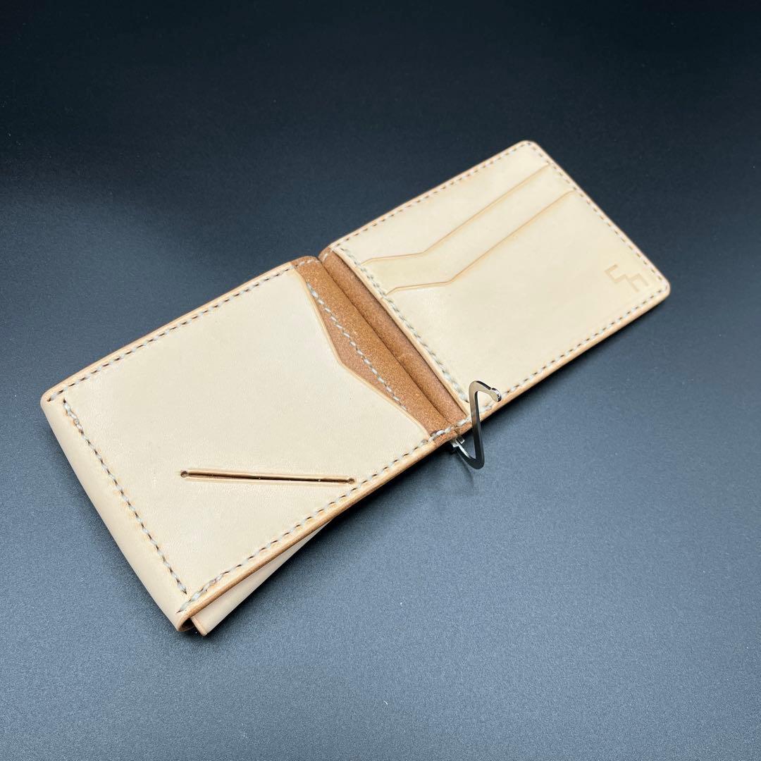 レザー　マネークリップ　札バサミ